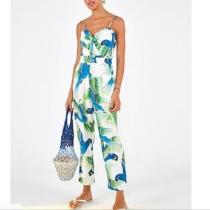 *Restock* NWT FARM RIO | Tropical Linen Jumpsuit